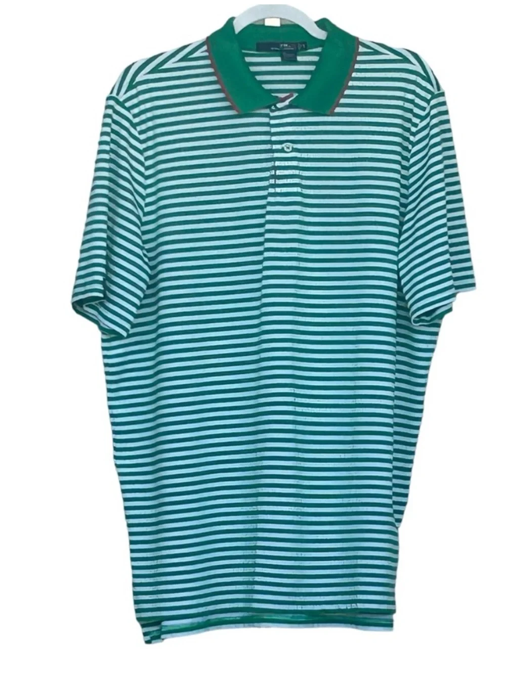 REX Ralph Lauren Stripped Golf Polo Shirt Size XL